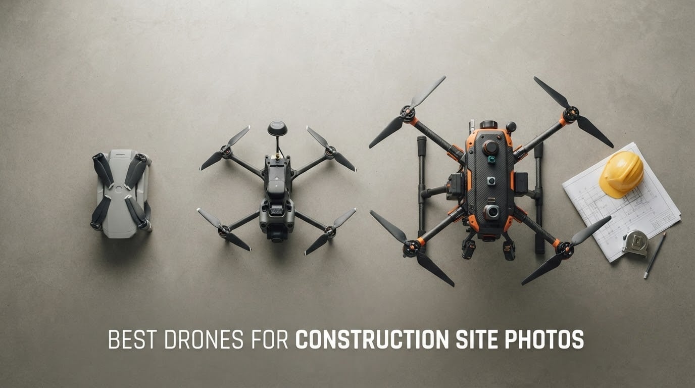 best drones for construction site photos