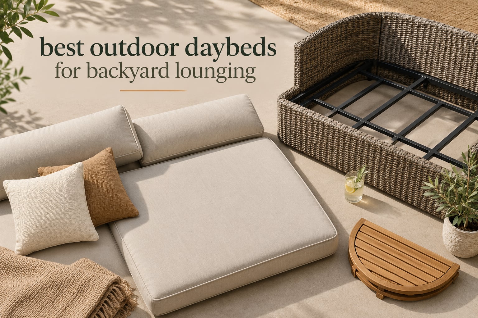 best outdoor daybeds for backyard lounging