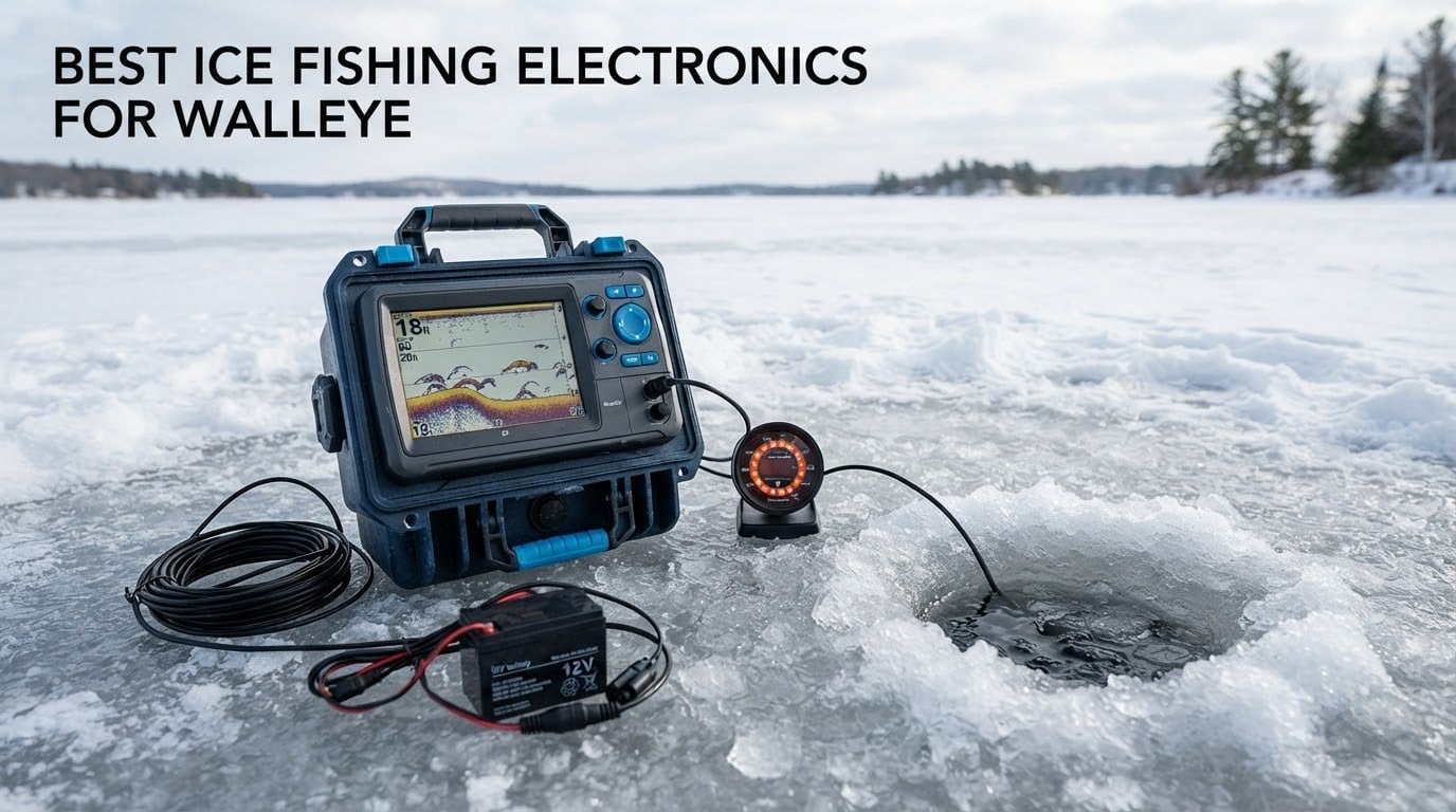 best ice fishing electronics for walleye