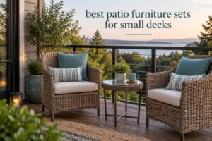 best patio furniture sets for small decks