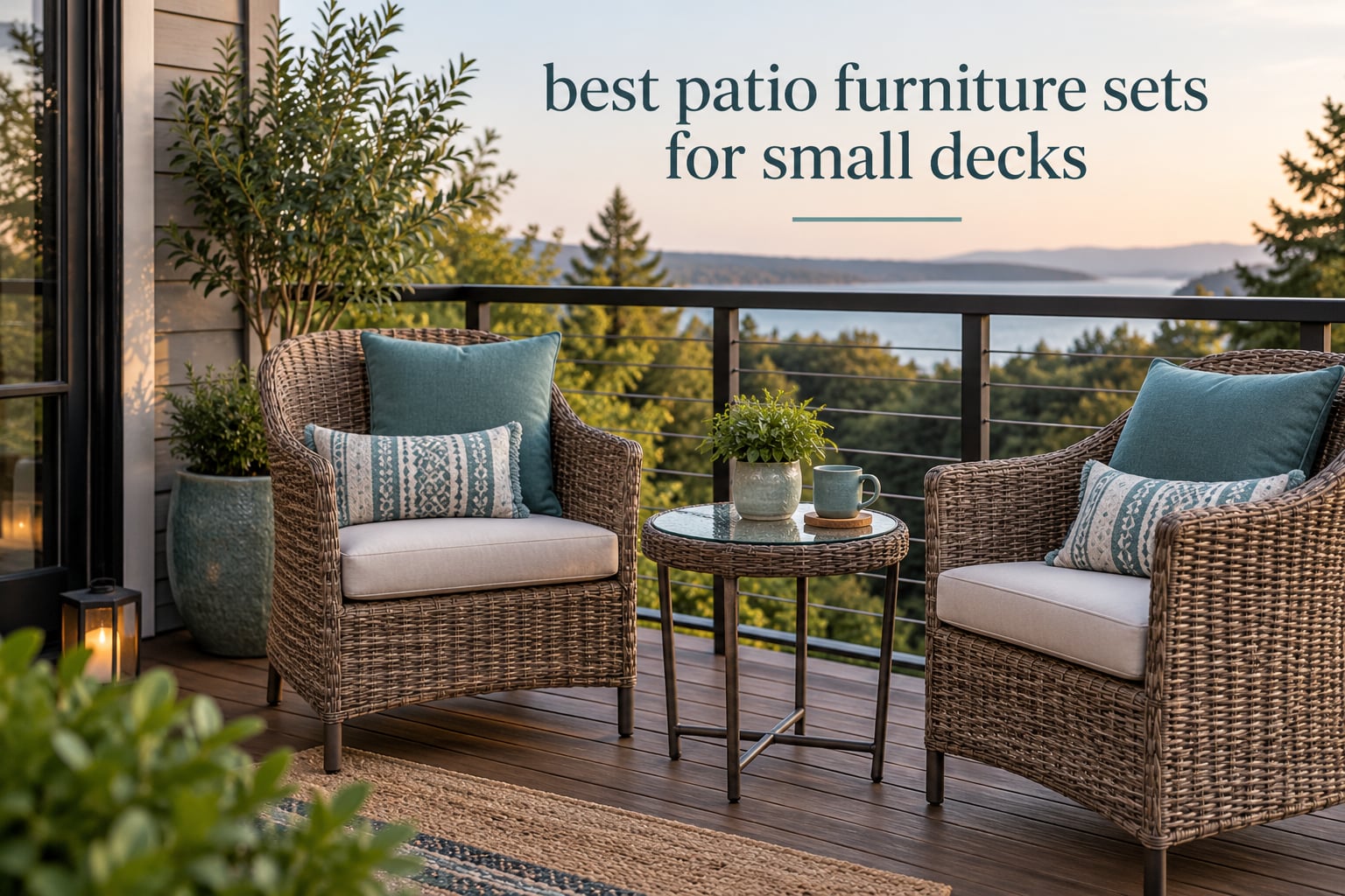 best patio furniture sets for small decks