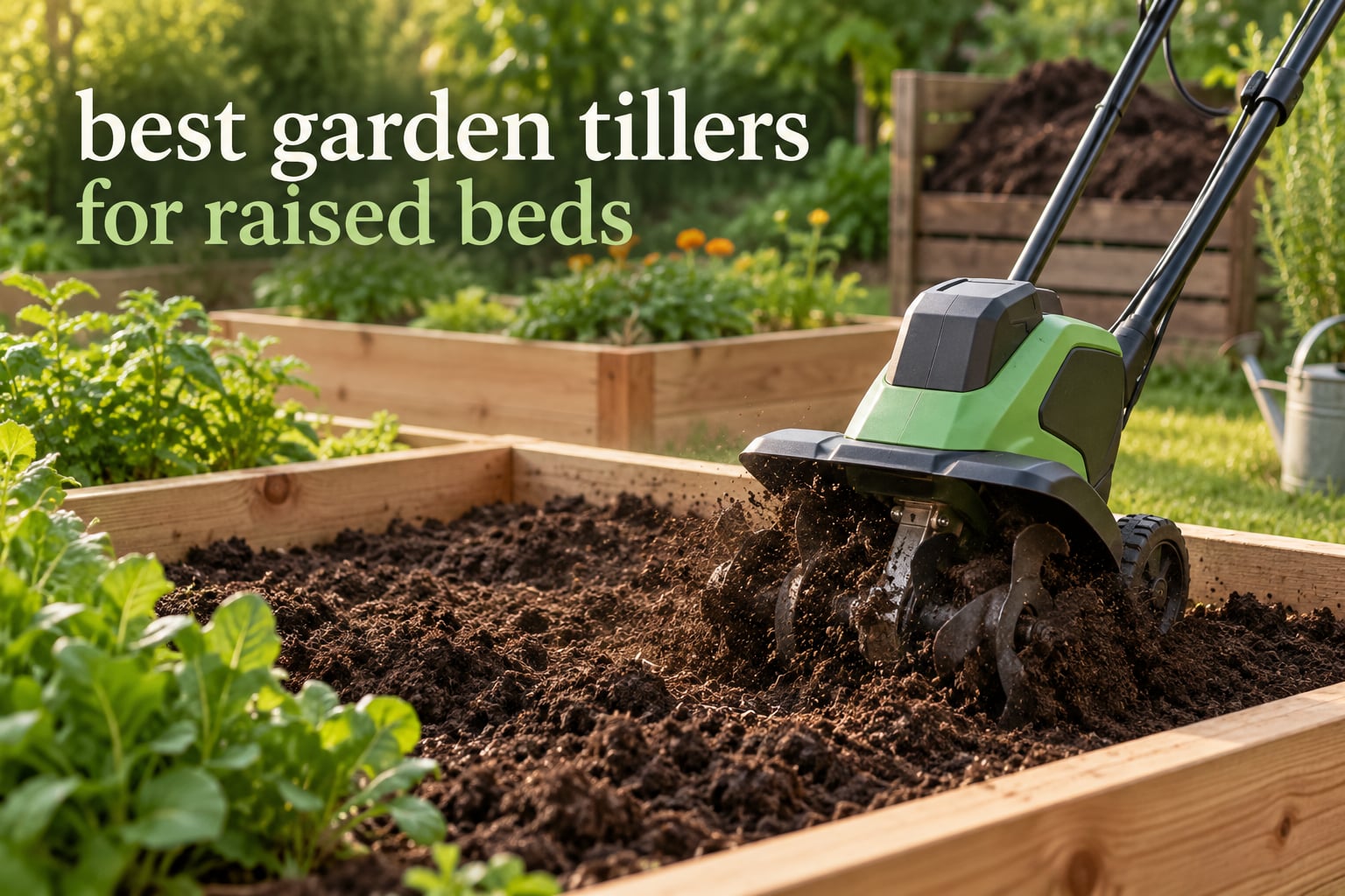 best garden tillers for raised beds