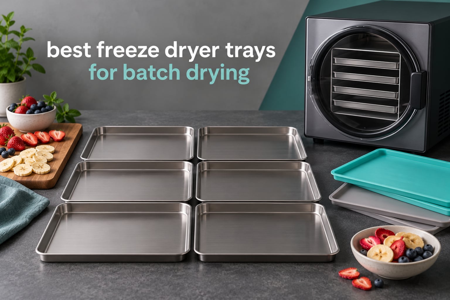 best freeze dryer trays for batch drying