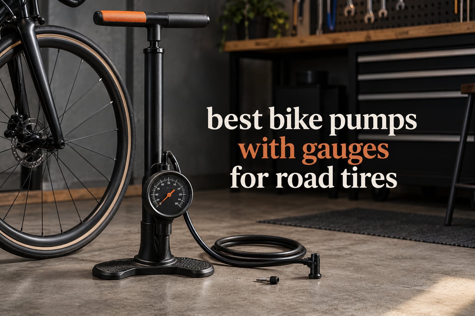 best bike pumps with gauges for road tires