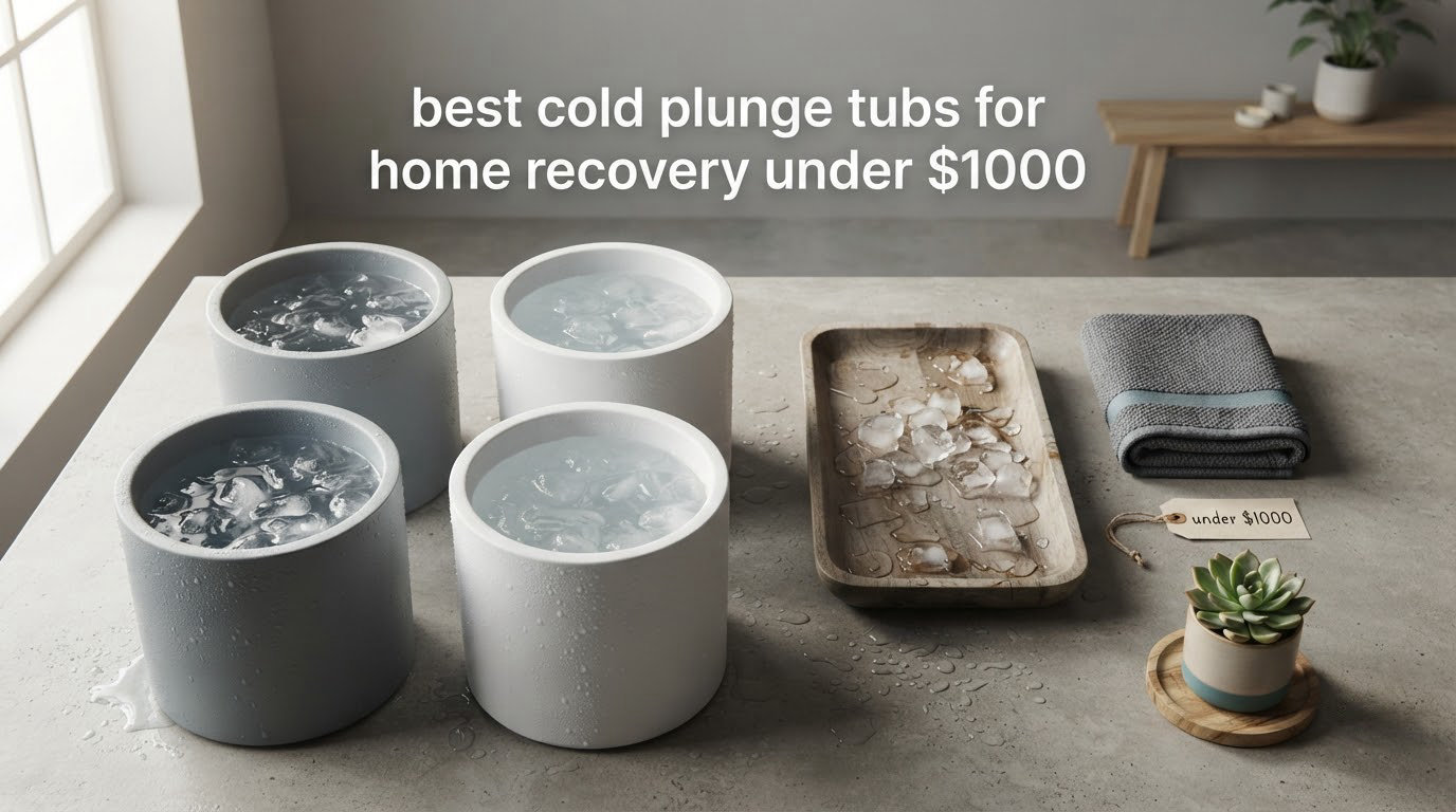 best cold plunge tubs for home recovery under $1000