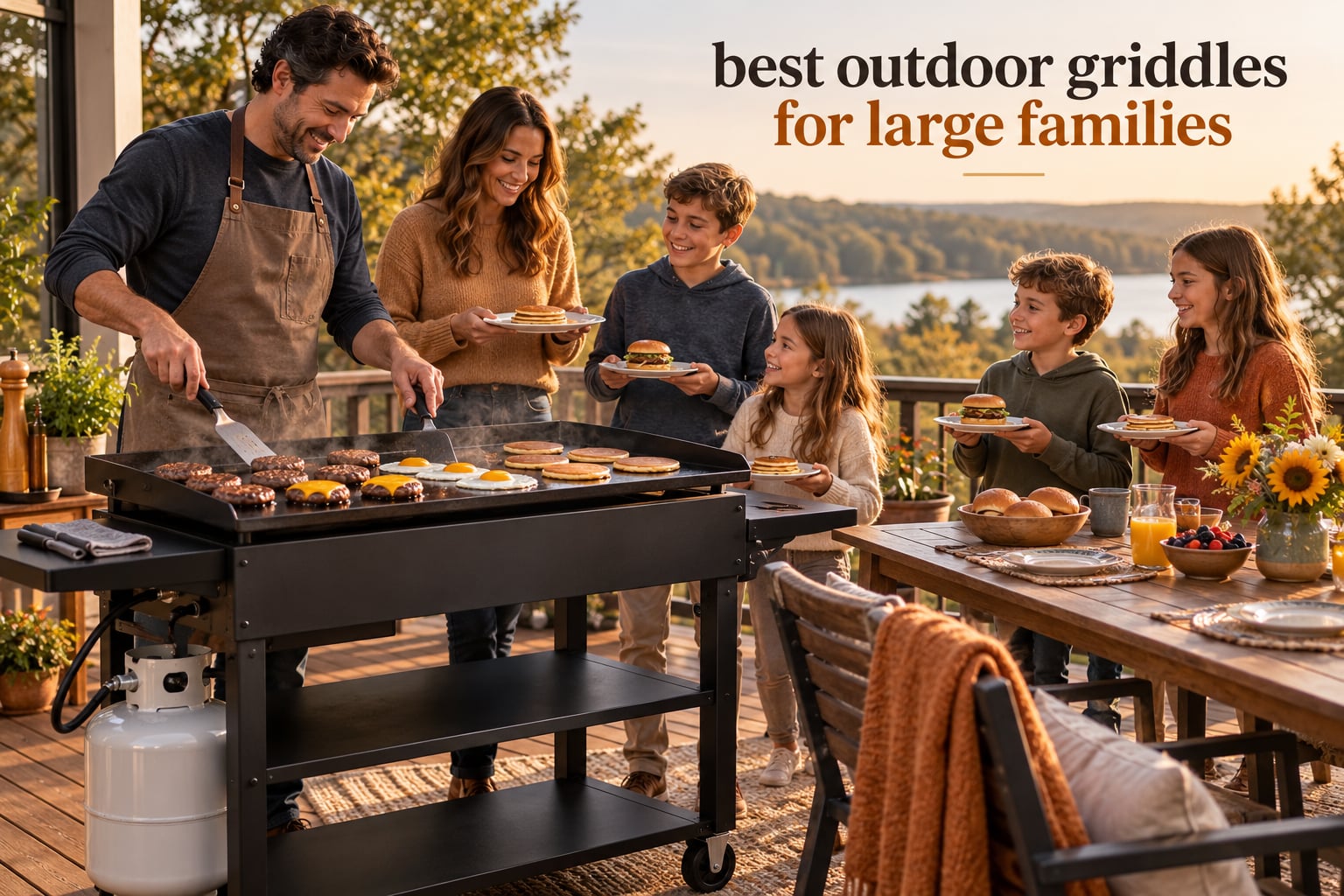 best outdoor griddles for large families