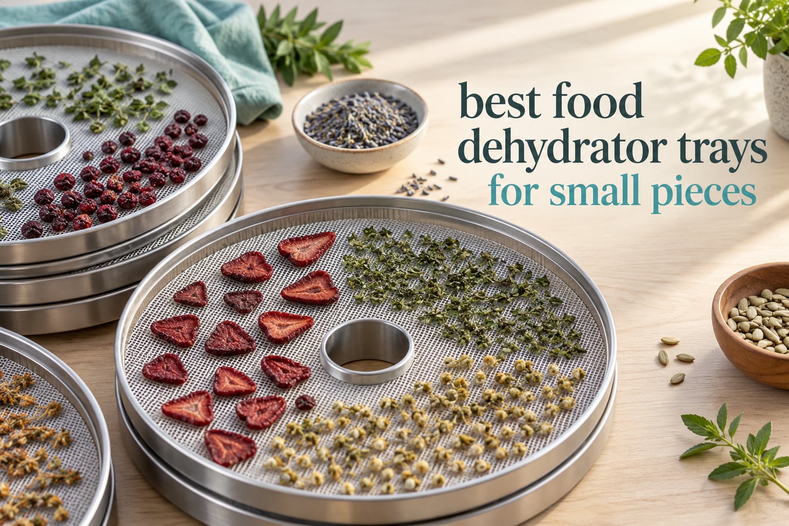best food dehydrator trays for small pieces