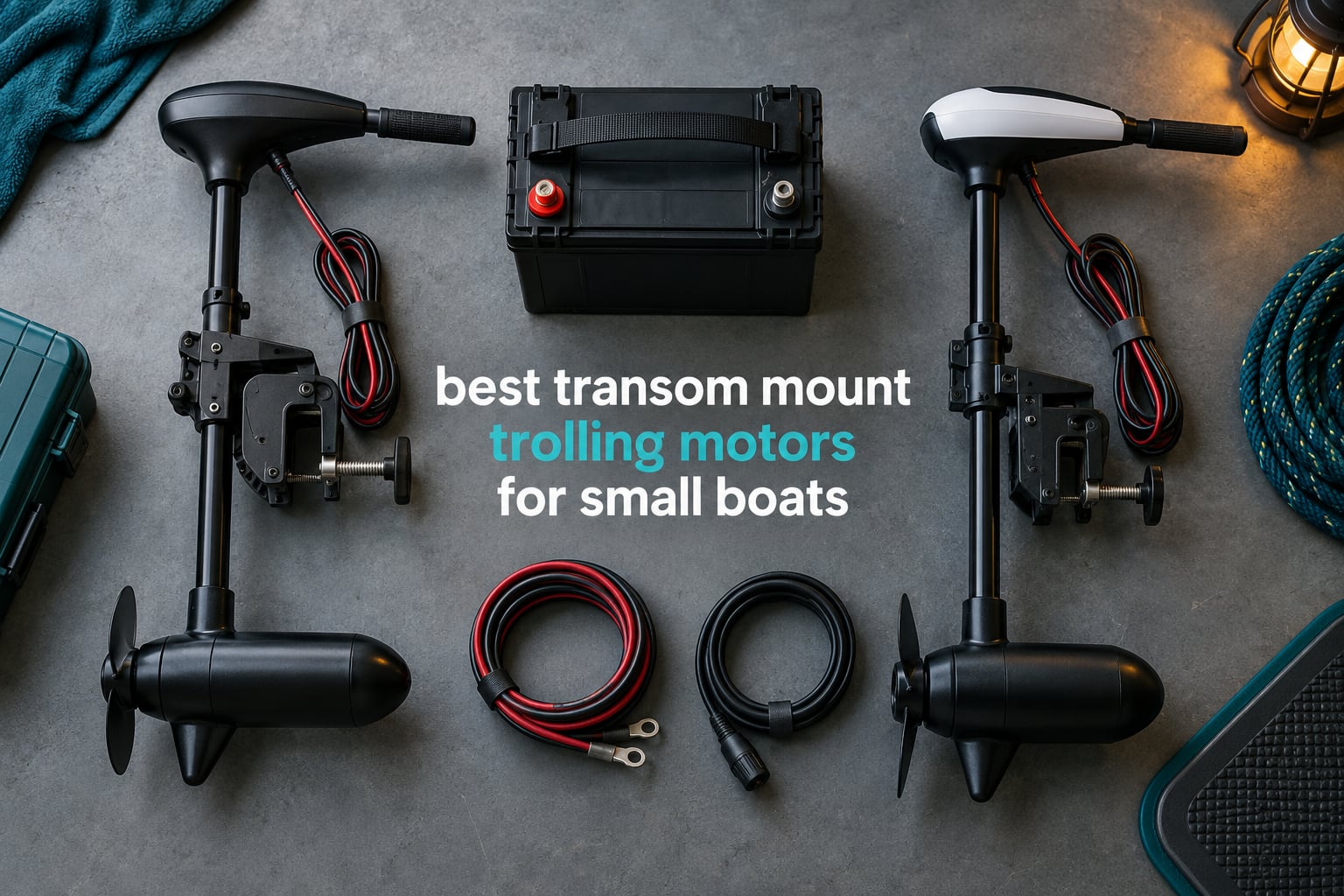 best transom mount trolling motors for small boats