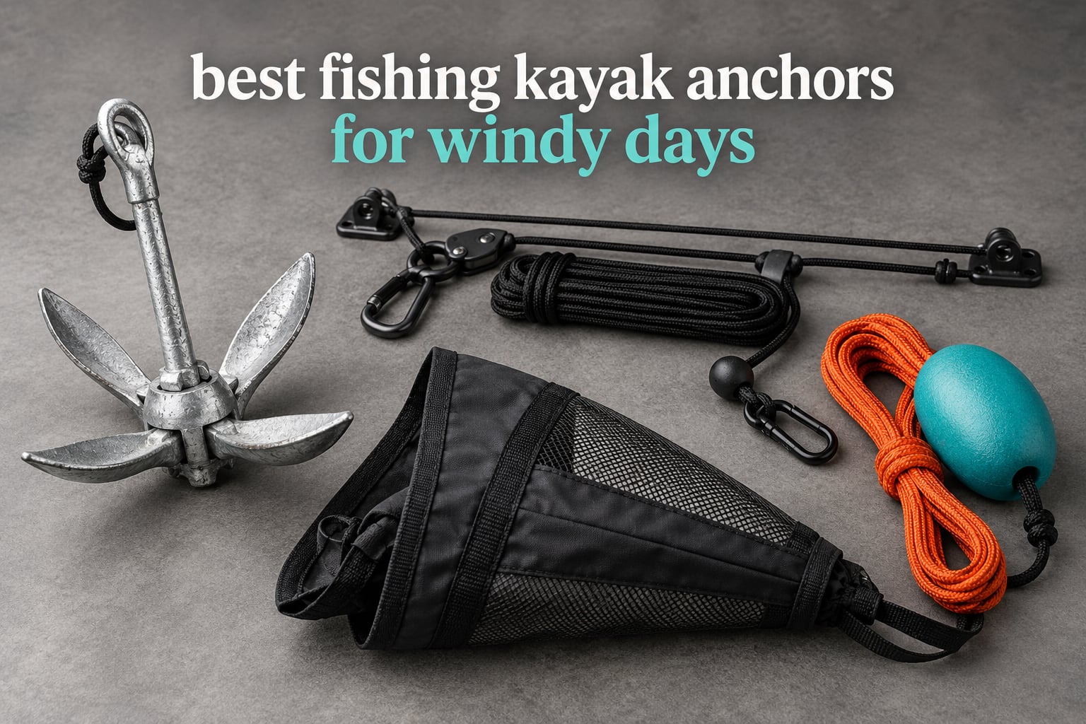 best fishing kayak anchors for windy days