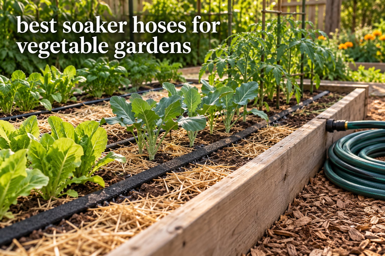 best soaker hoses for vegetable gardens
