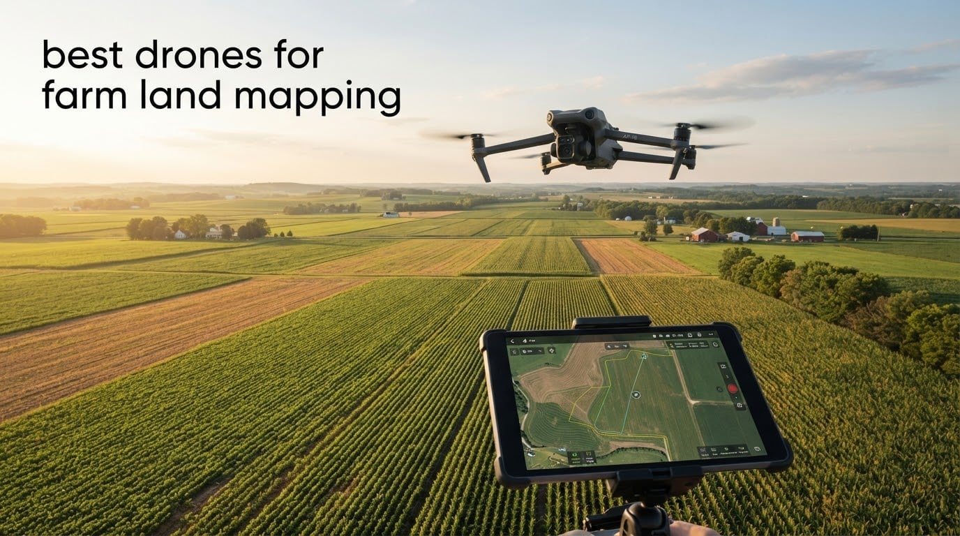 best drones for farm land mapping