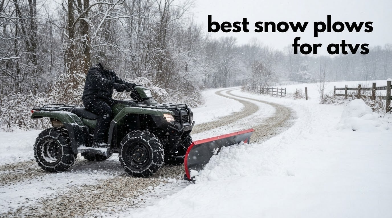 best snow plows for atvs
