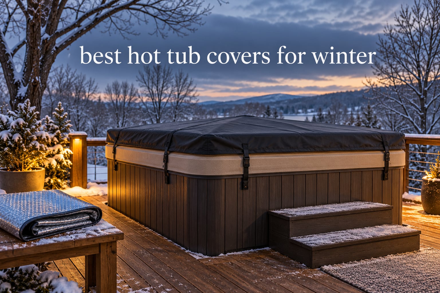 best hot tub covers for winter