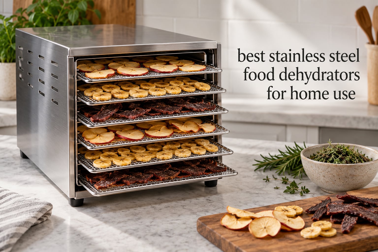 best stainless steel food dehydrators for home use