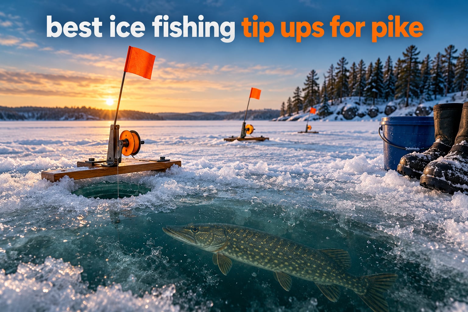 best ice fishing tip ups for pike